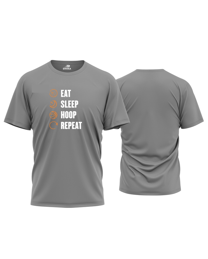 T-shirt "Eat & Sleep" - Grey