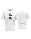 T-shirt "Eat & Sleep" - White