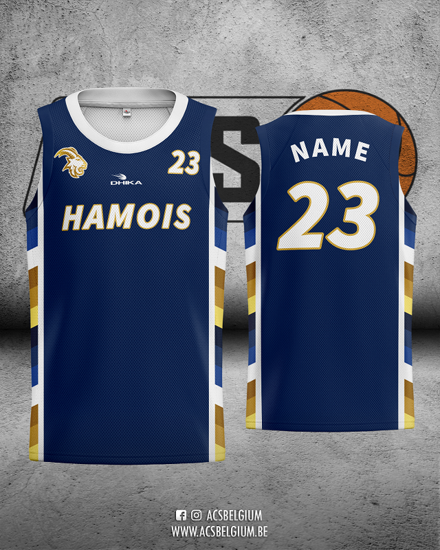 Official "BC Hamois" - Home Jersey
