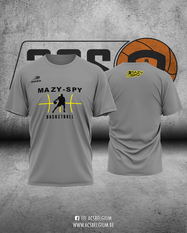T-shirt Mazy-Spy "Fan" - Grey