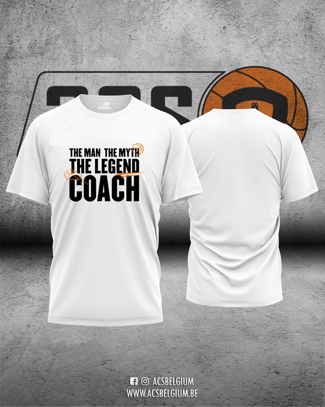 T-shirt "Legend Coach" - White