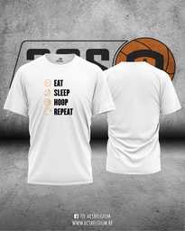 T-shirt "Eat & Sleep" - White