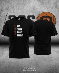 T-shirt "Eat & Sleep" - Black