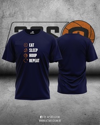 T-shirt "Eat & Sleep" - Navy