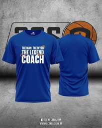 T-shirt "Legend Coach" - Blue Royal